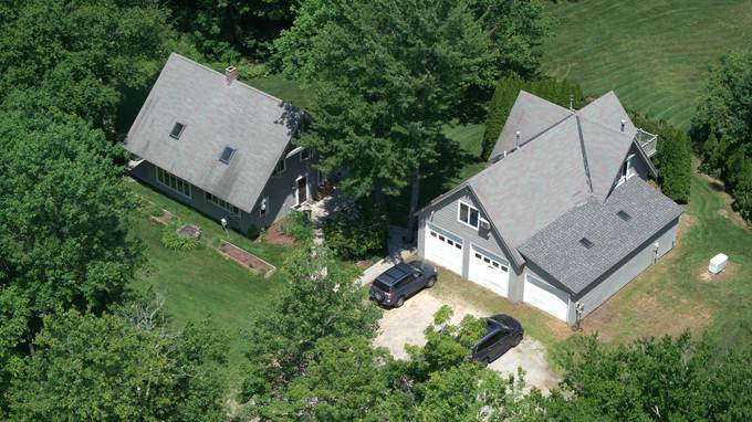 Lakefalls from the air
